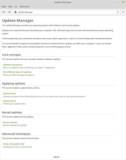 Der Update Manager hält jetzt nützliche Informationen für Nutzer bereit