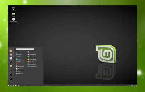 Die Oberfläche von Linux Mint