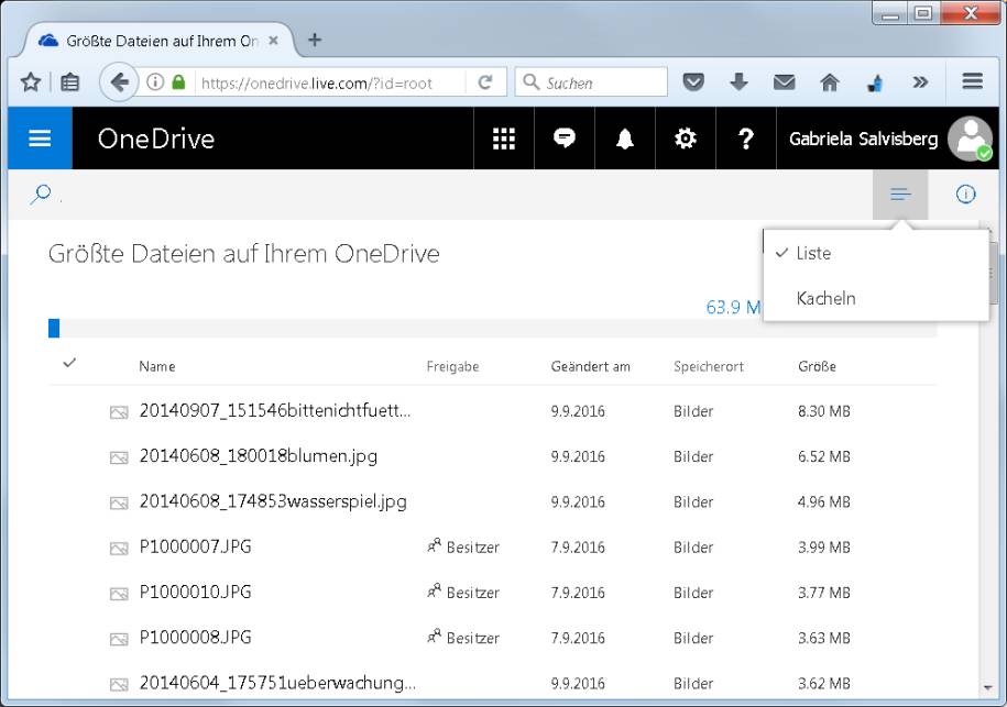 OneDrive: schnell die grössten Dateien finden - pctipp.ch
