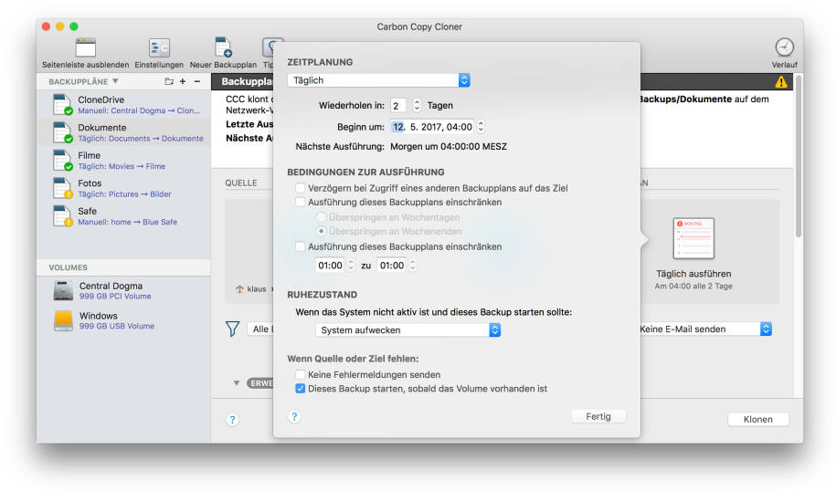 Test Carbon Copy Cloner 5 pctipp.ch