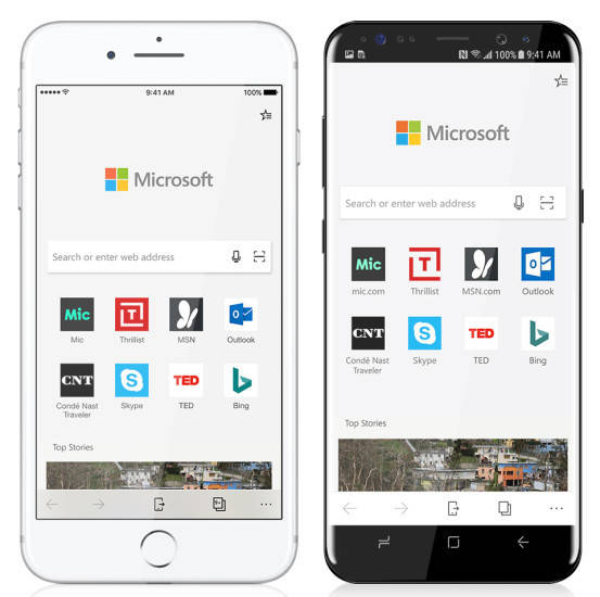 Microsoft Edge: Der Browser aus Windows 10 soll jetzt auch auf Android und iOS starten