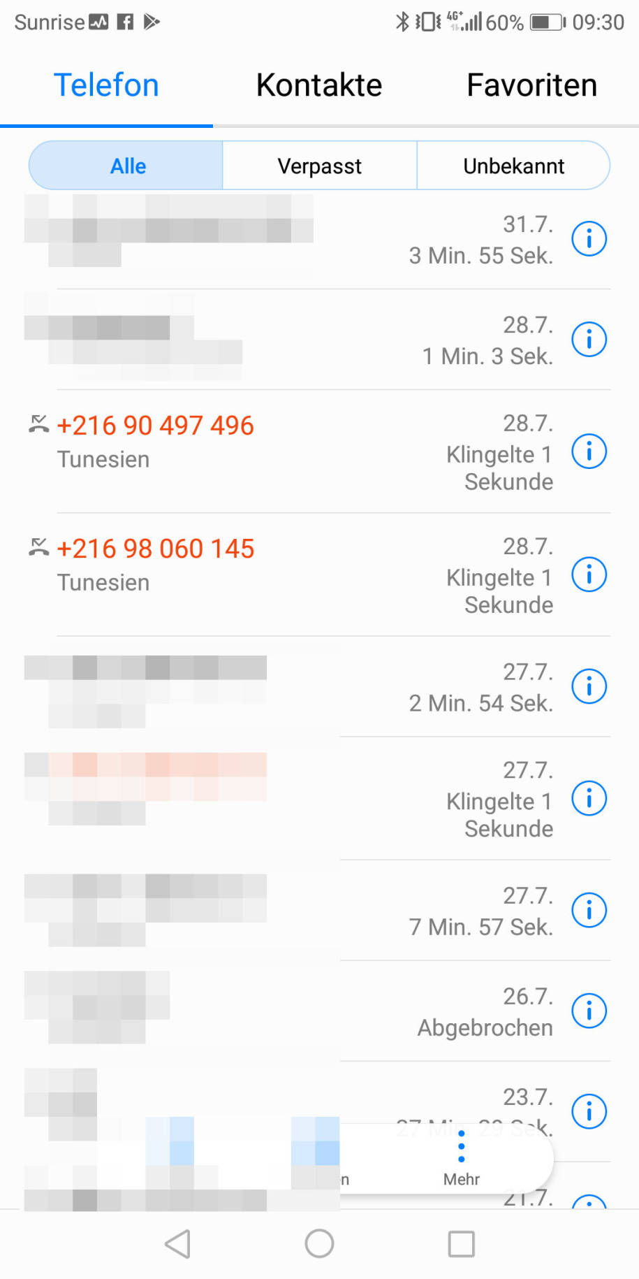 HANDYANRUF 077240 AUS DER SCHWEIZ MOBILFUNK visual data 2