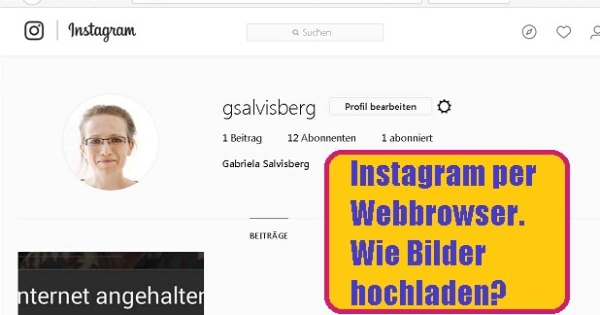 Instagram Im Webbrowser Mit Bildern Futtern Pctipp Ch
