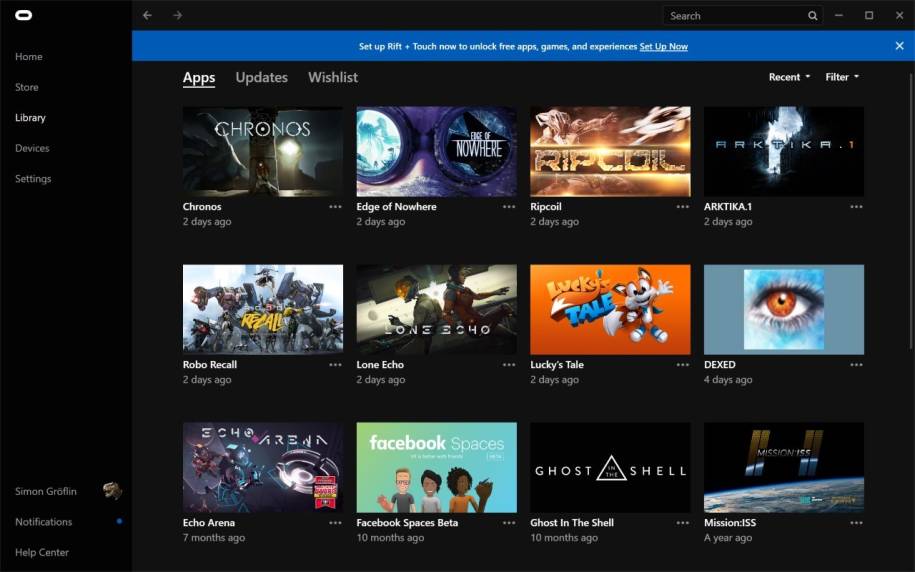 Oculus Rift Software auf HTC Vive und Windows Mixed Reality starten ...