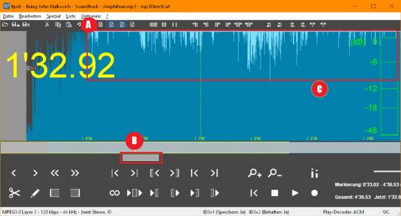 Screenshot MP3DirectCut
