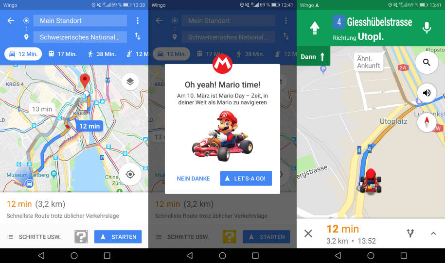 Mario Kart Debut Auf Google Maps Pctipp Ch