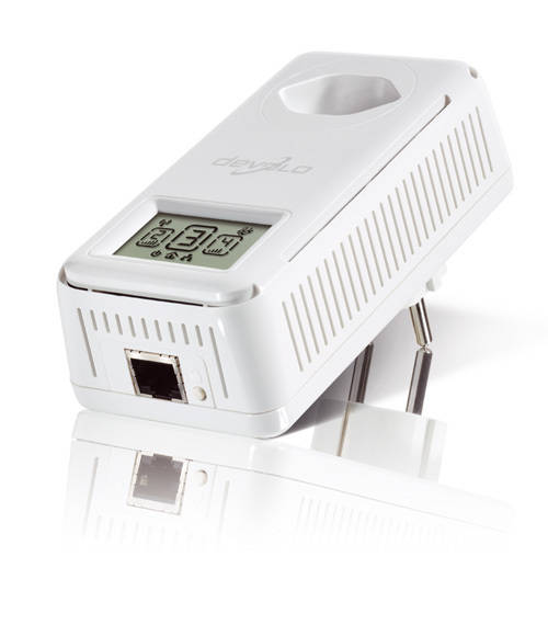 Die aktuellen «Devolos» sollen brutto sogar Gigabit-Geschwindigkeit erreichen (dies ist aber in der Realität meist theoretisch) Ein Devolo-Powerline-Adapter