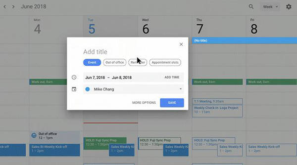 google kalender jetzt mit out of office