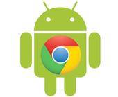 Android- und Chrome-Logo