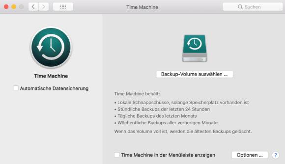 Eine Backup-Anwendung