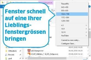 Fenstergrosse Pixelgenau Festlegen Pctipp Ch
