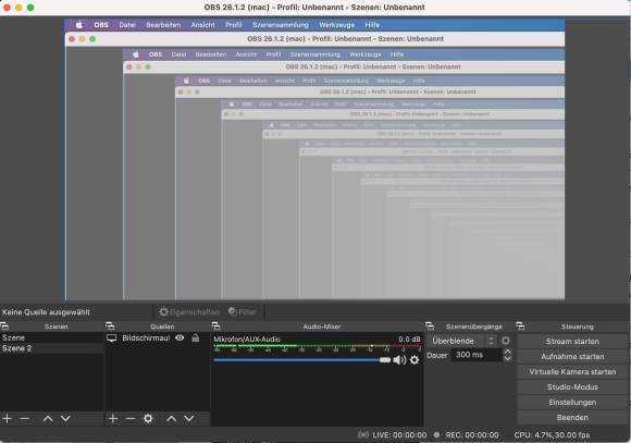 Screenshot OBS Studio