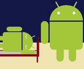 Symbolbild zeigt einen schlafenen Android-Roboter