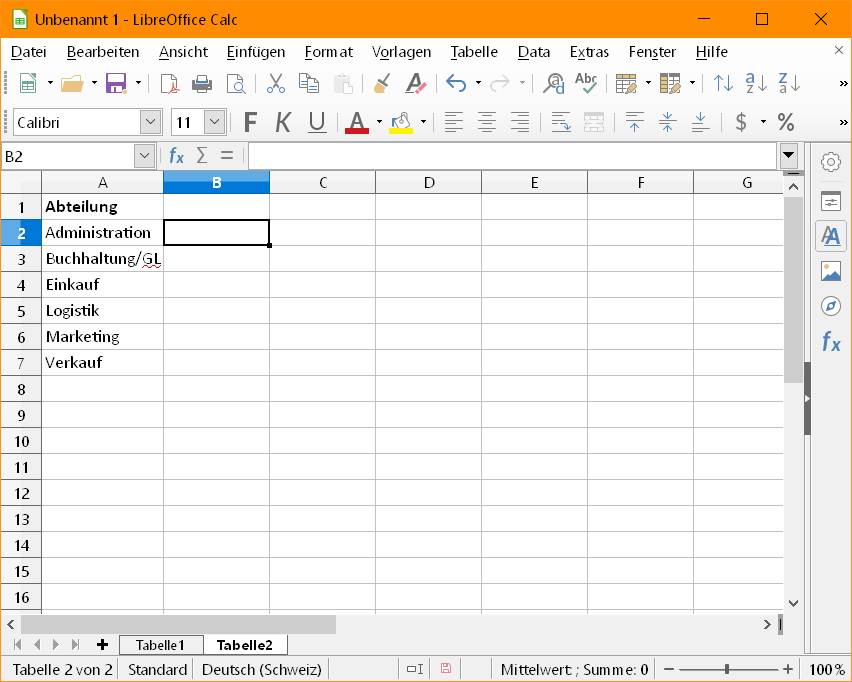 DropdownListe in LibreOffice Calc erstellen pctipp.ch