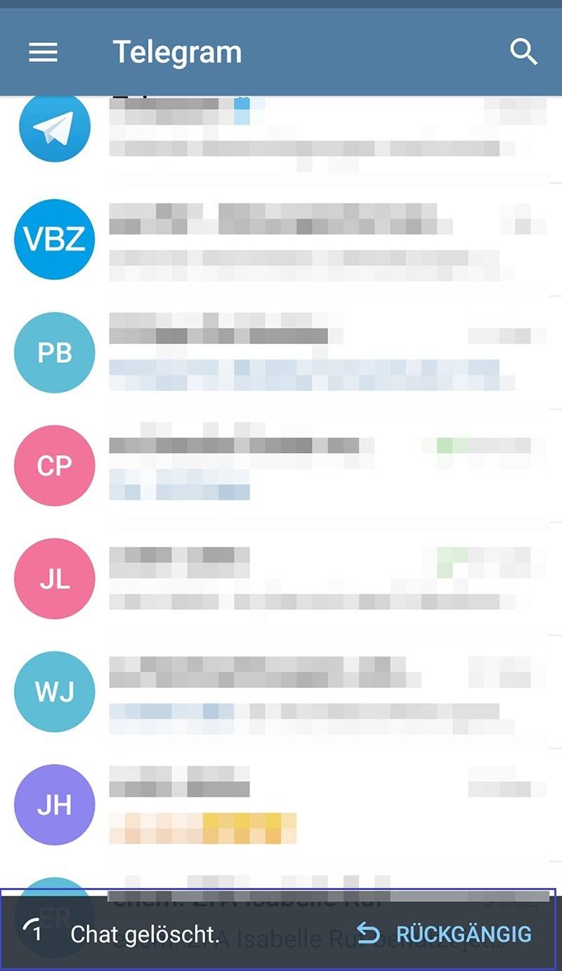 Telegram verlauf gelöscht wiederherstellen