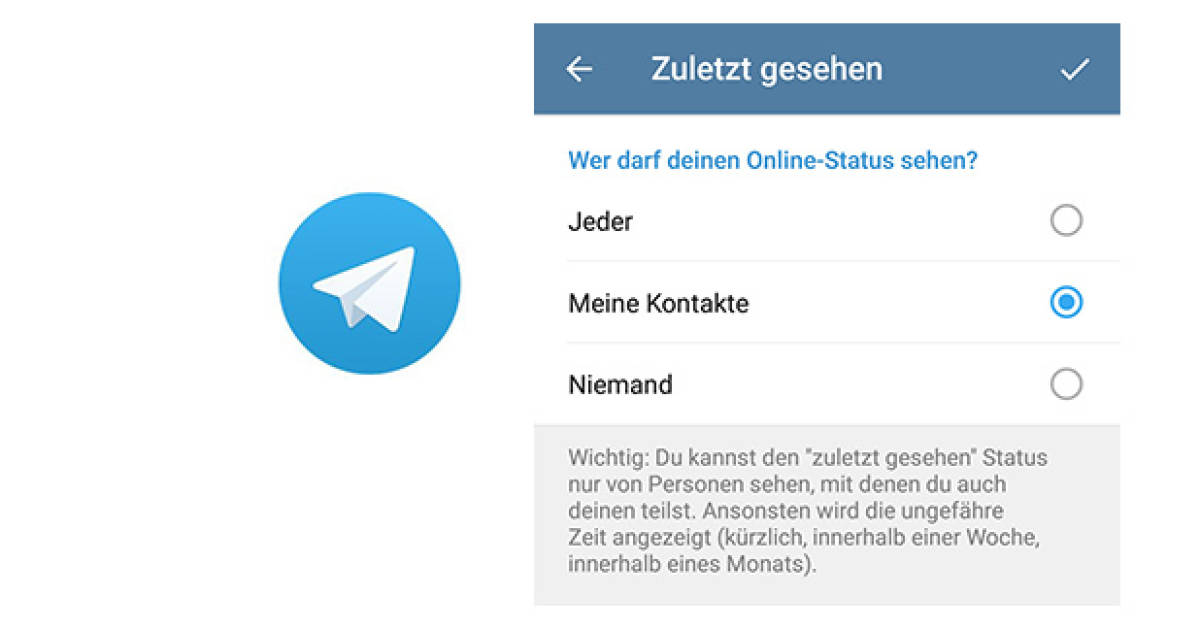Telegram Die «Zuletzt online»Anzeige verstecken so gehts pctipp.ch