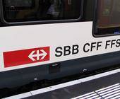 Seitenwand eines SBB-Zuges