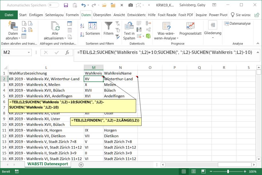 Excel Text zwischen zwei Zeichenfolgen auslesen pctipp.ch
