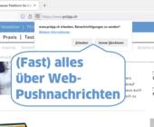 Screenshot Anfrage zur Push-Benachrichtigung