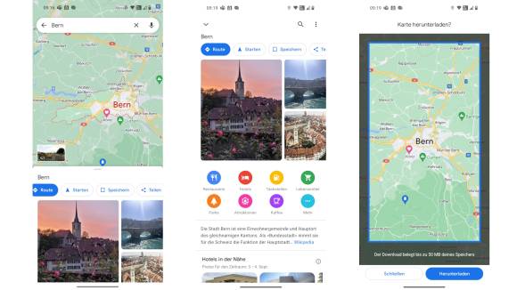 Google Maps für Android-Geräte