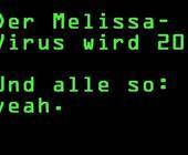 Grüne Computerschrift auf schwarzem Grund: 