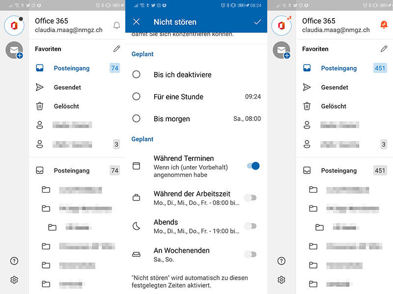 Office 365 Outlook Fur Android Stummschalten Pctipp Ch