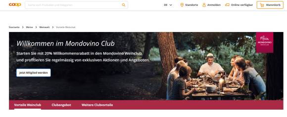 Screenshot Mondovino-Club-Banner