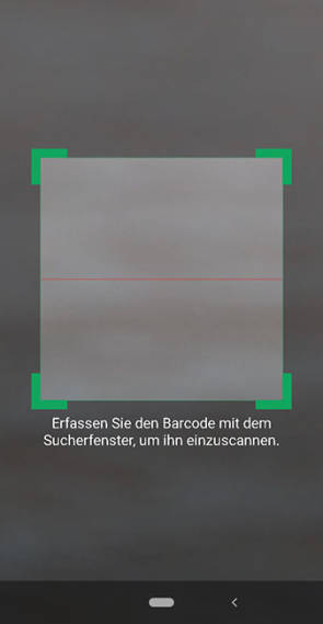 Threema ist bereit zum Scannen des QR-Codes