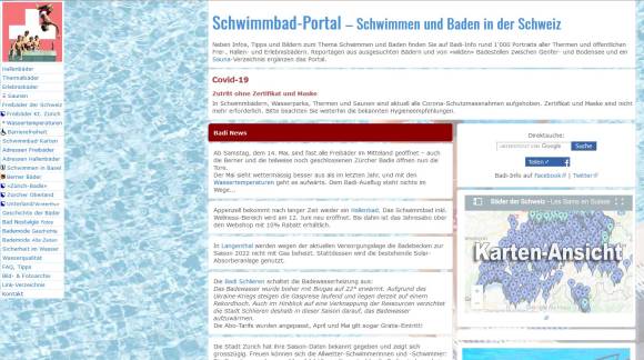 Screenshot Badi-info.ch
