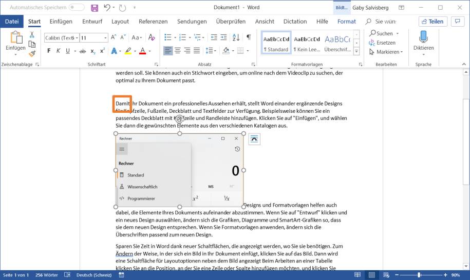 Word und LibreOffice Writer: Bild mit Rahmen, Pfeil oder Linie gruppieren -  pctipp.ch