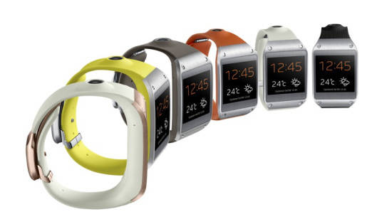 Samsung Galaxy Gear in vielen bunten Farben