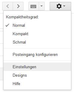 Das Einstellungsmenü benötigen Sie für viele dieser Tricks