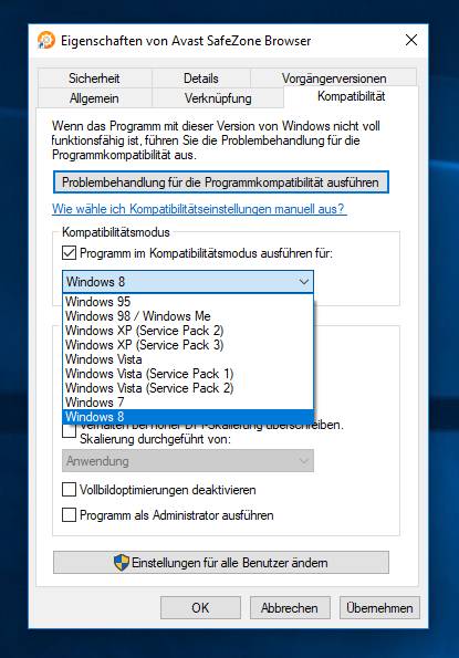 Windows 10 So Funktioniert Der Kompatibilitatsmodus Pctipp Ch