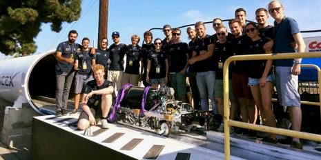 Das schweizerische Studententeam Swissloop belegt beim Hyperloop Pod Wettbewerb den dritten Platz!