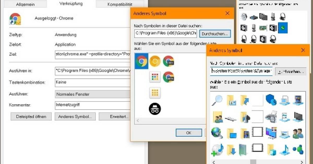 Win7 Win10 Wo Finde Ich Auf Meinem System Welche Icons Pctipp Ch