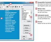 Das Utility zeigt Ihnen übersichtlich alle wichtigen Systeminformationen zur verbauten Hardware, zum Netzwerk und zu Windows auf dem Desktop an.