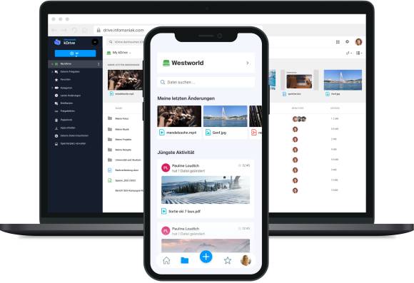 Cloudspeicher kDrive von Infomaniak