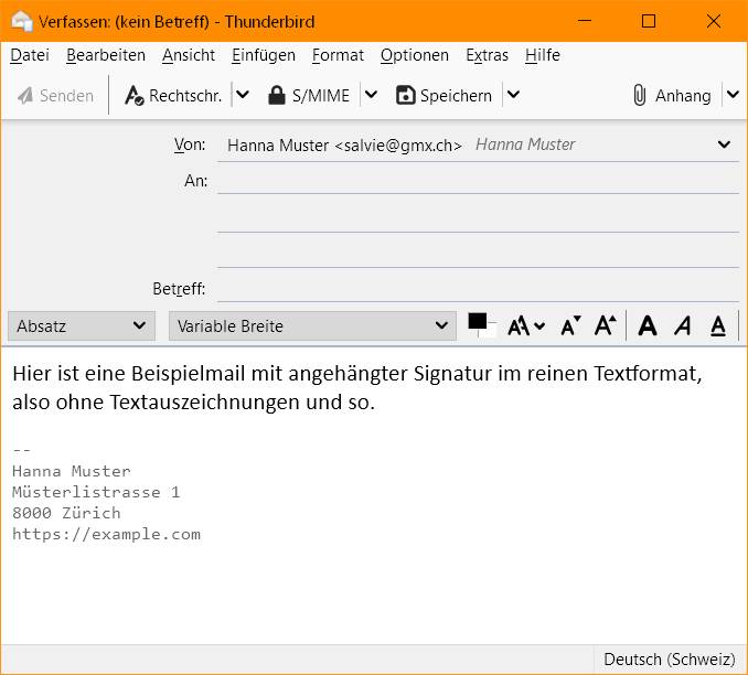 Thunderbird: So erstellen Sie die eleganteste Signatur - pctipp.ch
