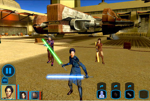 KOTOR auf dem iPad