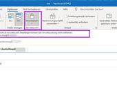 Verschlüsselungs-Option in Outlook