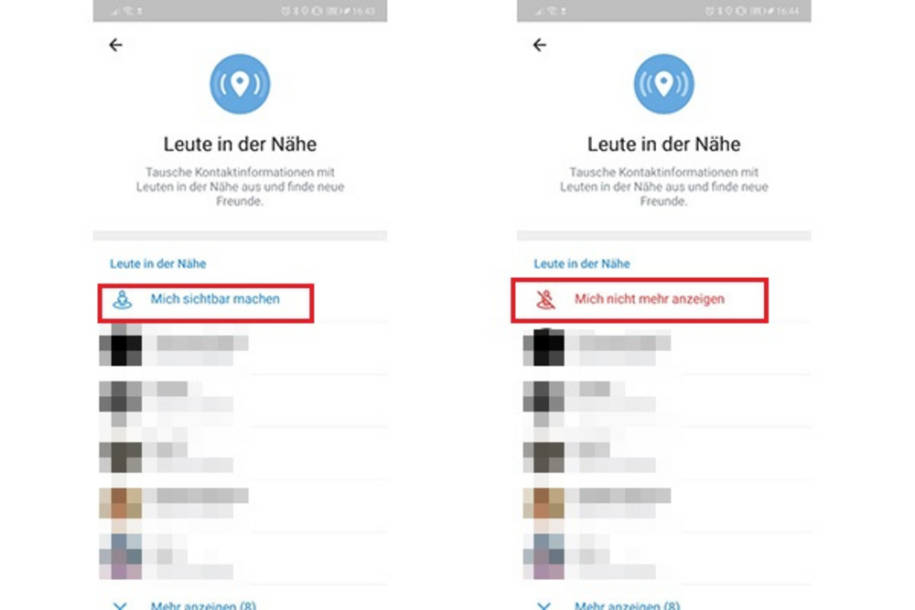 Telegram Im Messenger via Leute in der Nähe gefunden werden so gehts pctipp.ch