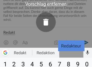 Wortvorschlag löschen