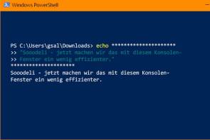 Effizienztipps für die Windows-Kommandozeile 