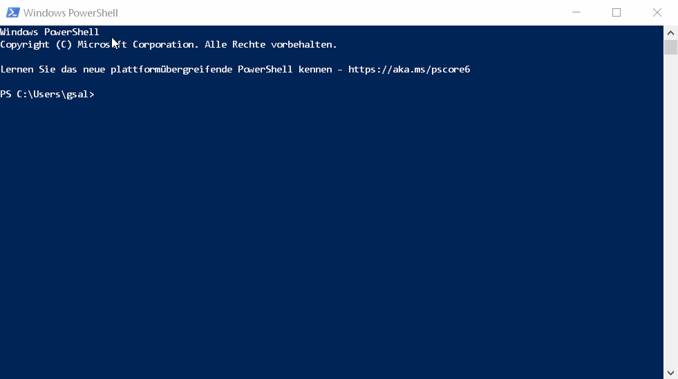 GIF letzte Befehle in der PowerShell
