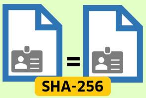 SHA256-Hashes erstellen und vergleichen 