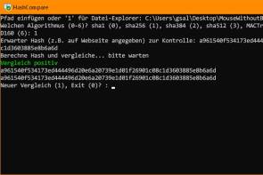 SHA256-Hash per PowerShell-Skript prüfen 