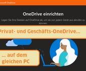 Büro-OneDrive auf dem Privat-PC einrichten