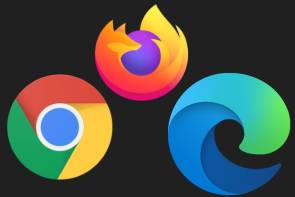 Chrome, Firefox, Edge 