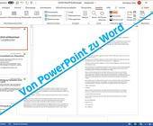 Inhalt von PowerPoint ins Word übernehmen