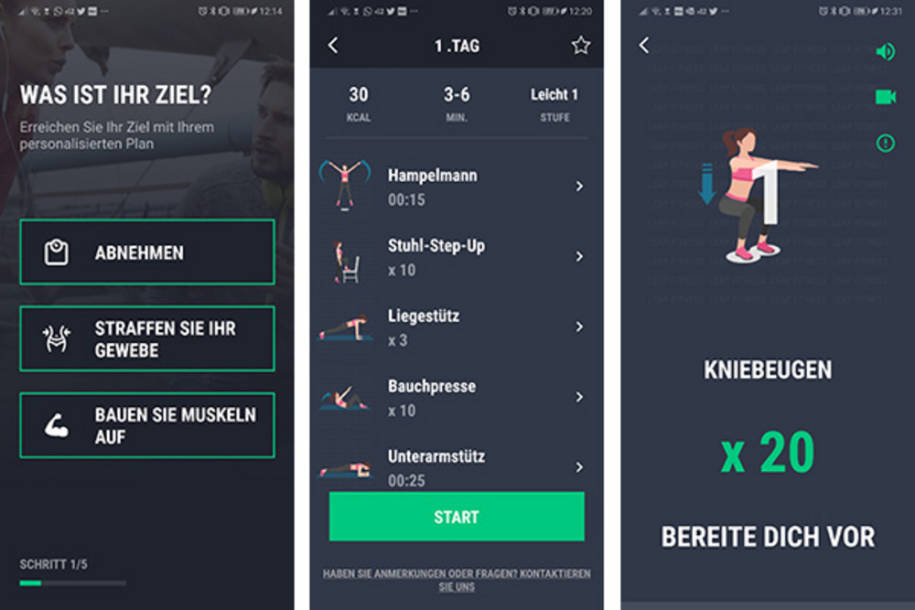 Die besten FitnessApps für Zuhause pctipp.ch